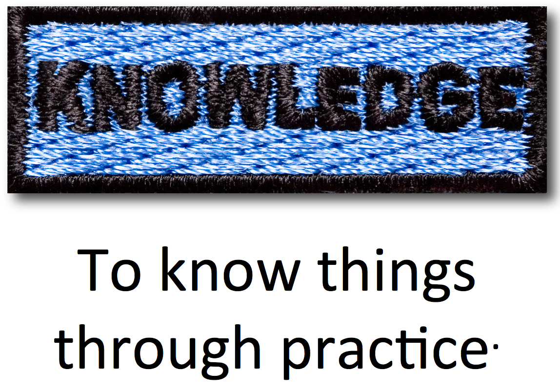 Read more about the article Knowledge;To know things through practice.