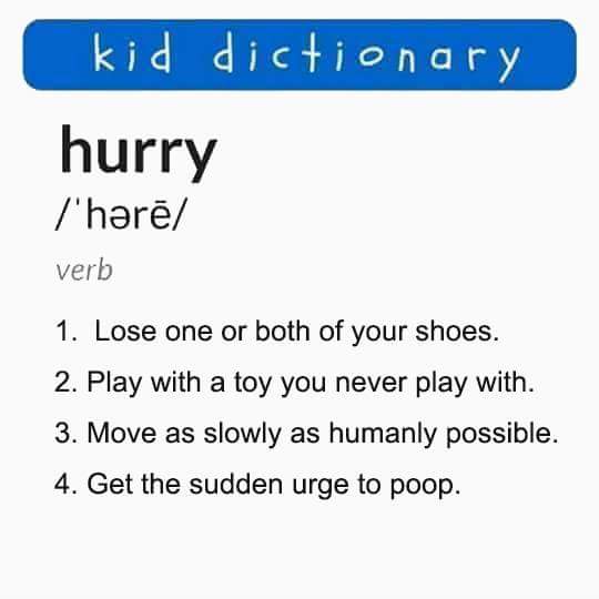 Read more about the article kids dictionary for the word “hurry”