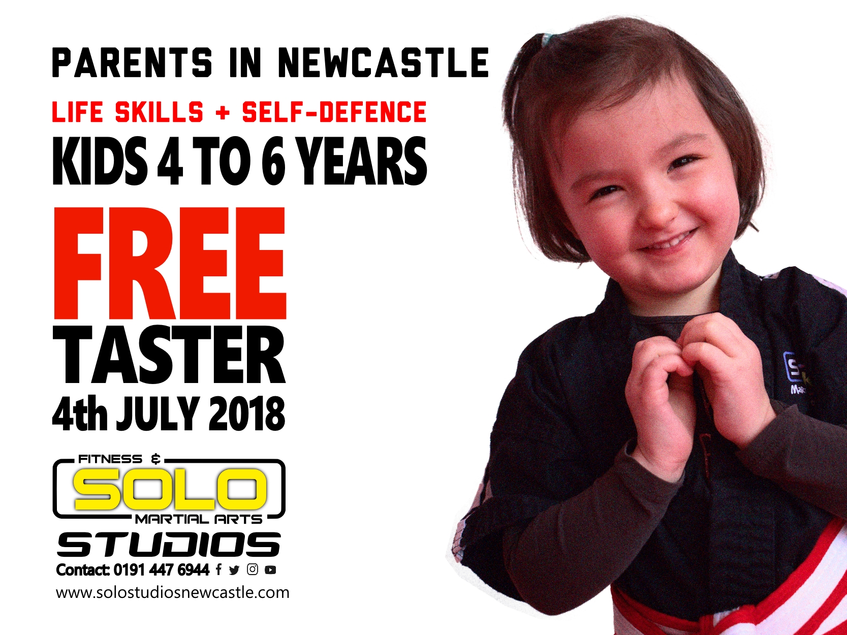 Read more about the article FREE Taster Kids Course announced in Newcastle!