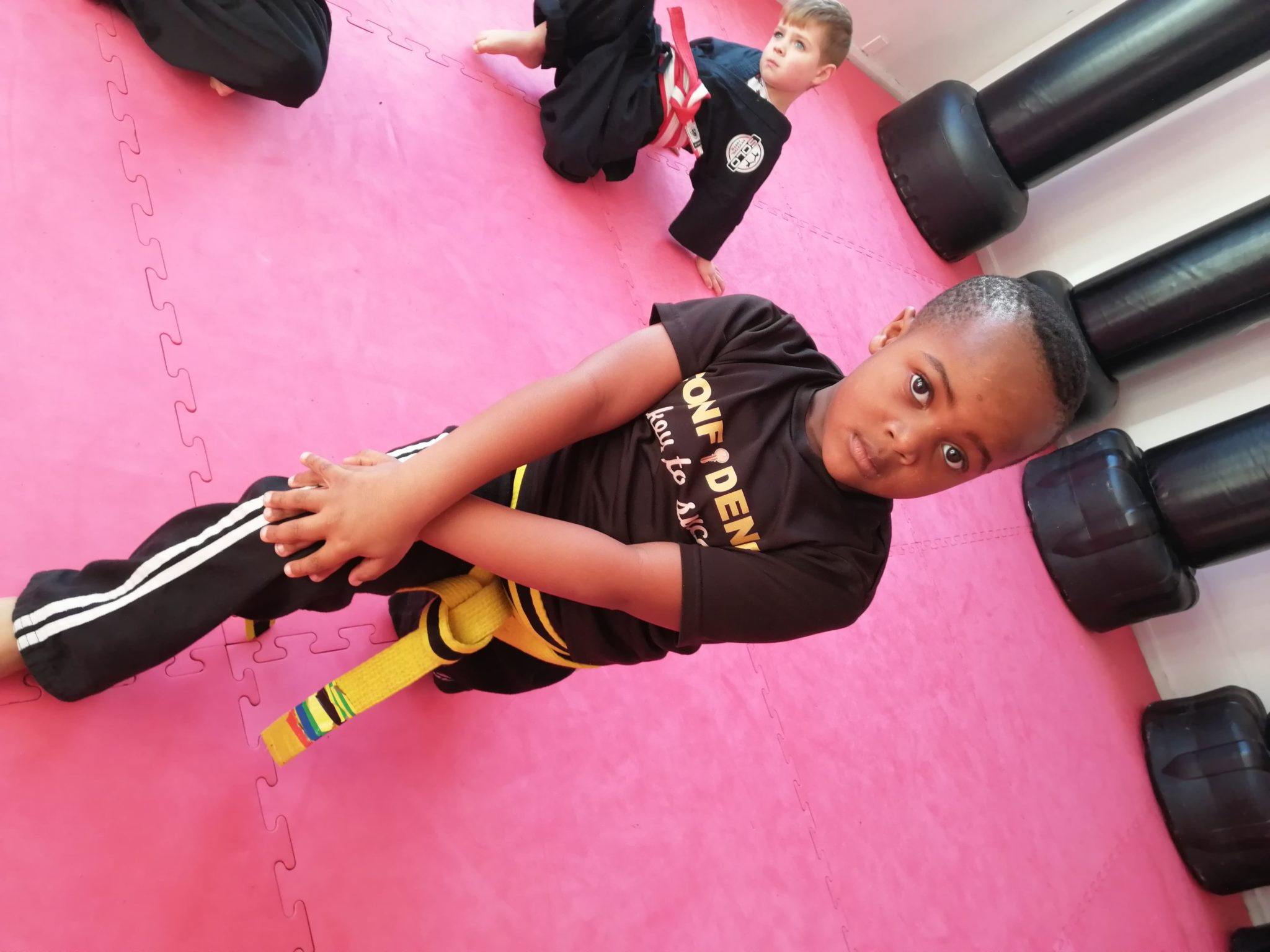 Teaching Martial Arts in SOLO KIDS STUDIO