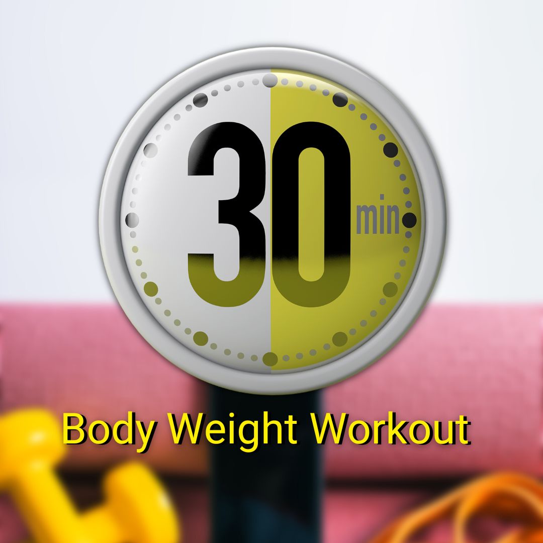 30-Minute Bodyweight Workout for Strength and Cardio